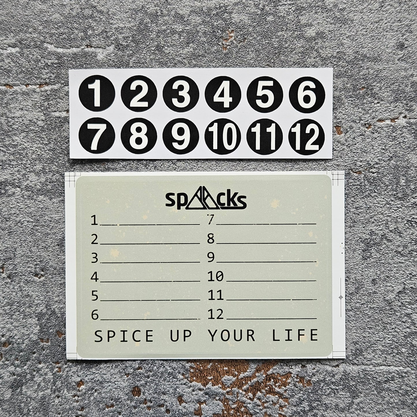 Sticker Set für SpiceKits medium und large