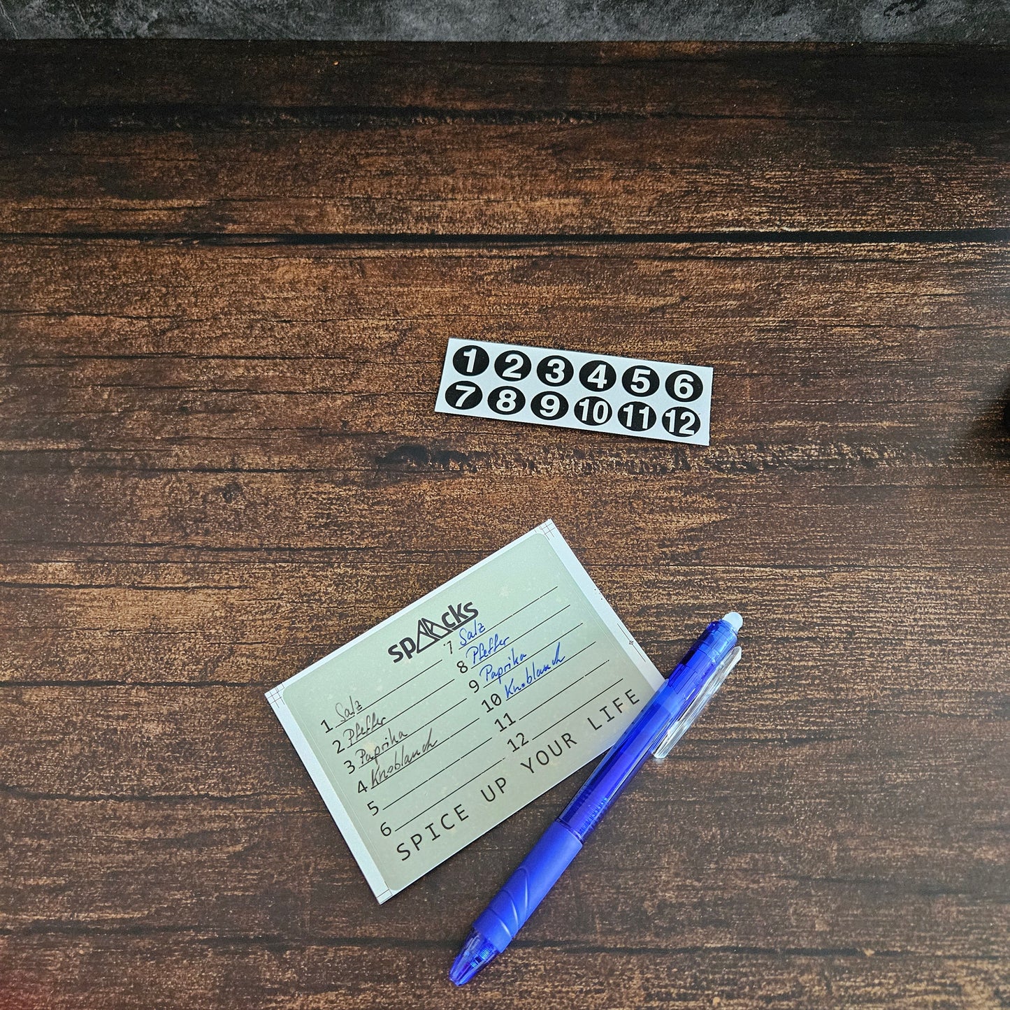 Stift radierbar für Sticker Set