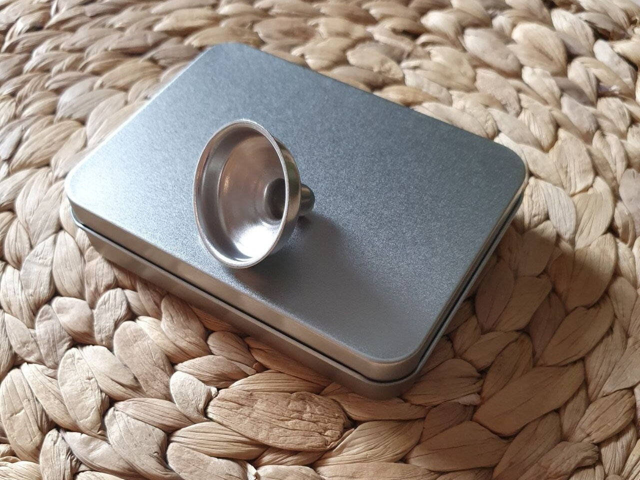 Mini stainless steel funnel