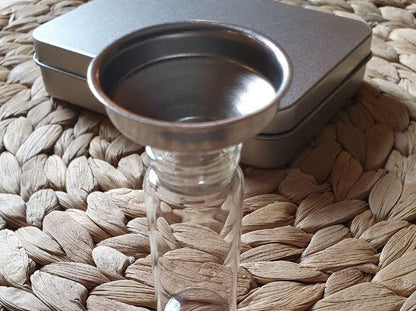 Mini stainless steel funnel