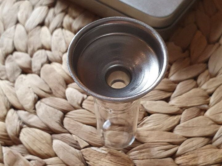 Mini stainless steel funnel